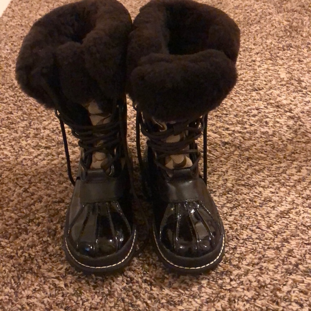Coach snow boots
